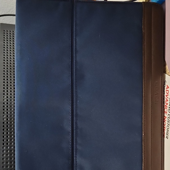 Coach Navy Blue iPad Case - Picture 1 of 1